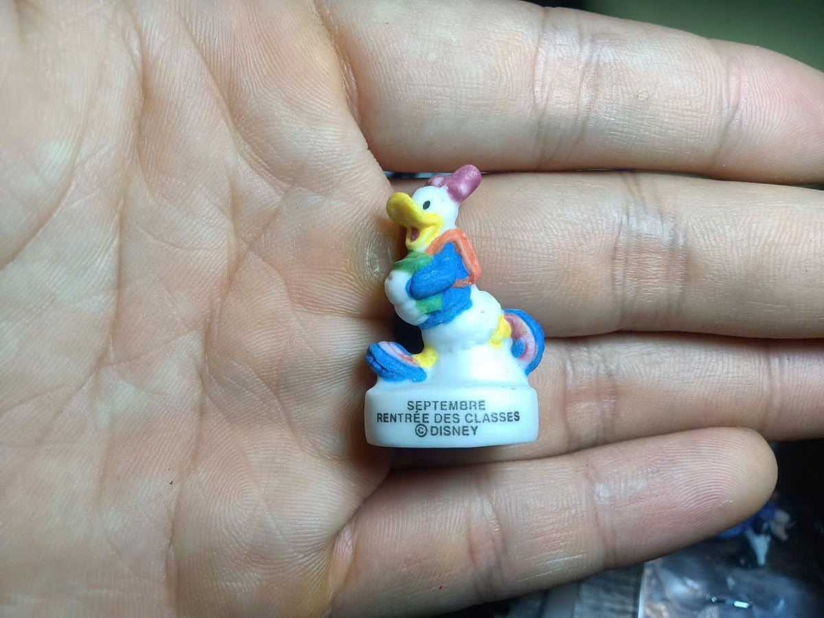 Set of 21 Mickey Mouse Fèves – French Miniature Porcelain Figurines