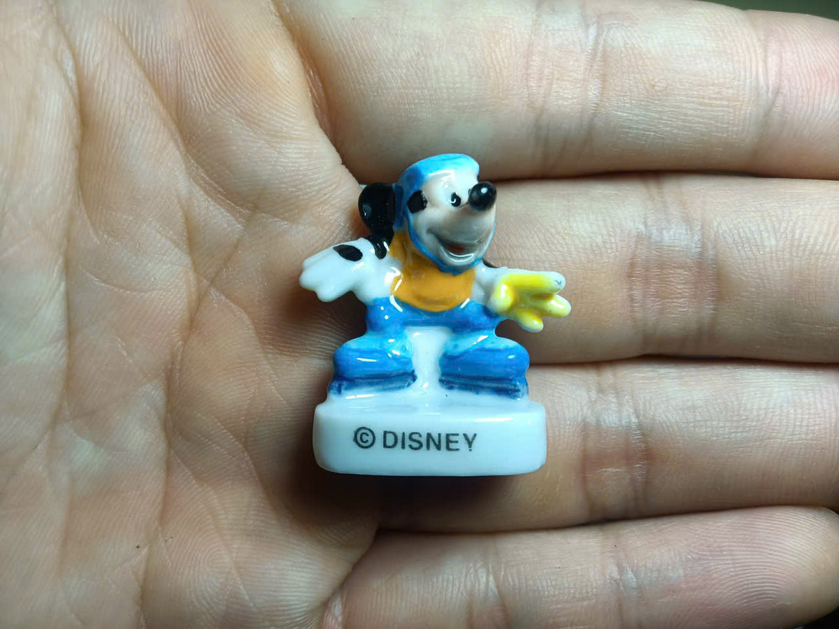 Set of 21 Mickey Mouse Fèves – French Miniature Porcelain Figurines