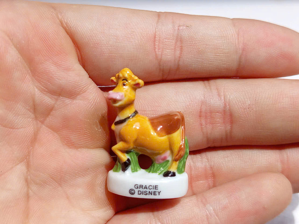 Disney Home on the Range Porcelain Fève Figurines – Vintage Collectible Set