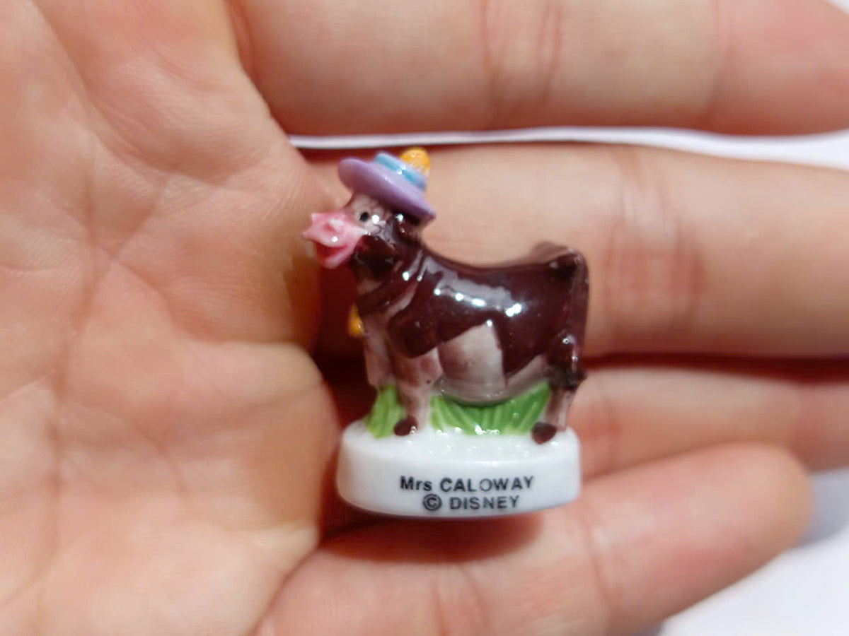 Disney Home on the Range Porcelain Fève Figurines – Vintage Collectible Set
