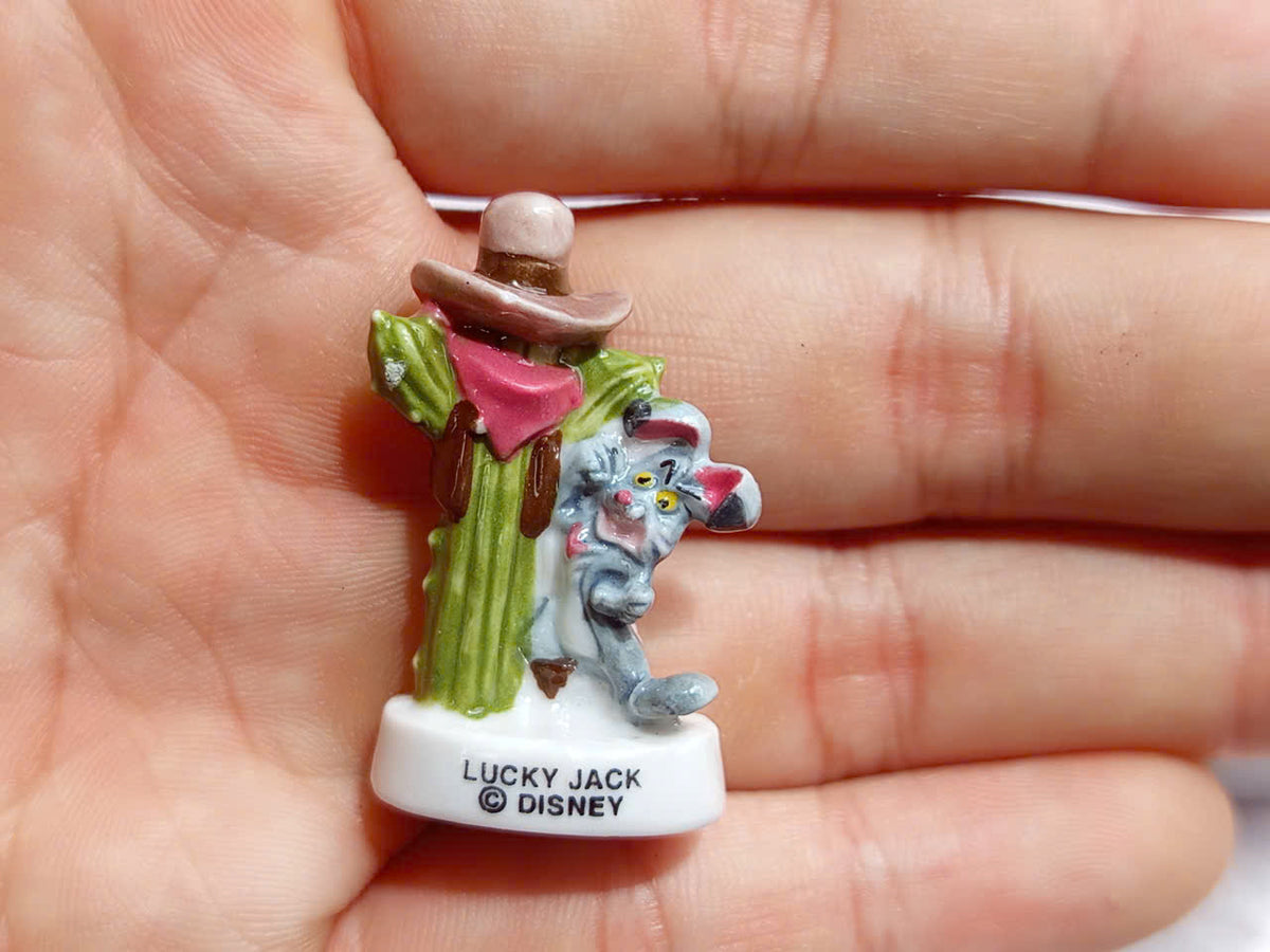 Disney Home on the Range Porcelain Fève Figurines – Vintage Collectible Set