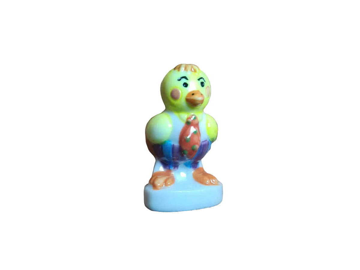Handcrafted Ceramic Duck Fève Miniature – Collectible Bird Figurine (Sold Individually)