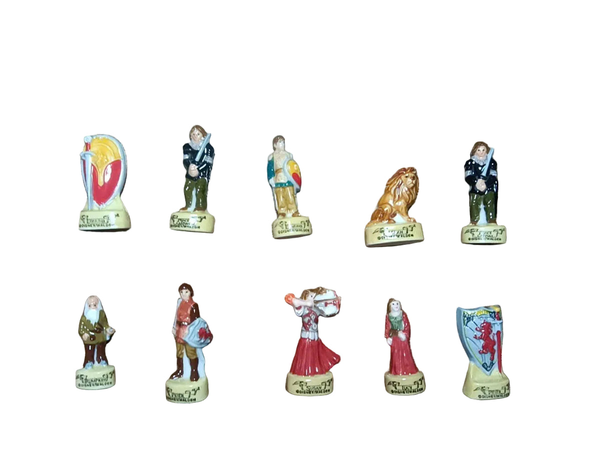 Medieval Fantasy Porcelain Fève – Single Piece | Hand-Painted Collectible Figurine
