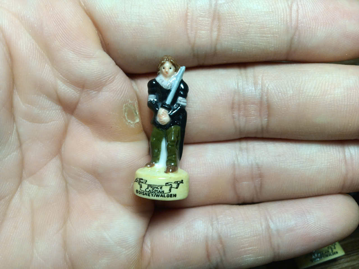 Medieval Fantasy Porcelain Fève – Single Piece | Hand-Painted Collectible Figurine