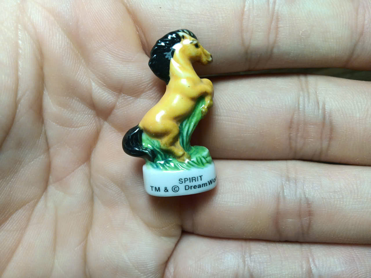 Horse & Equine Porcelain Fève – Single Piece | Hand-Painted Collectible Figurine