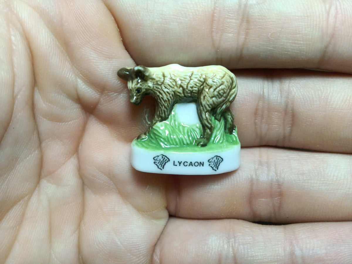 Mountain & Grassland Animals Porcelain Fève Set – 10 Pieces