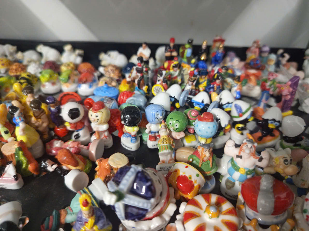 Vintage French Ceramic Feves Blind Box - Random Porcelain Miniatures Scoop Lot