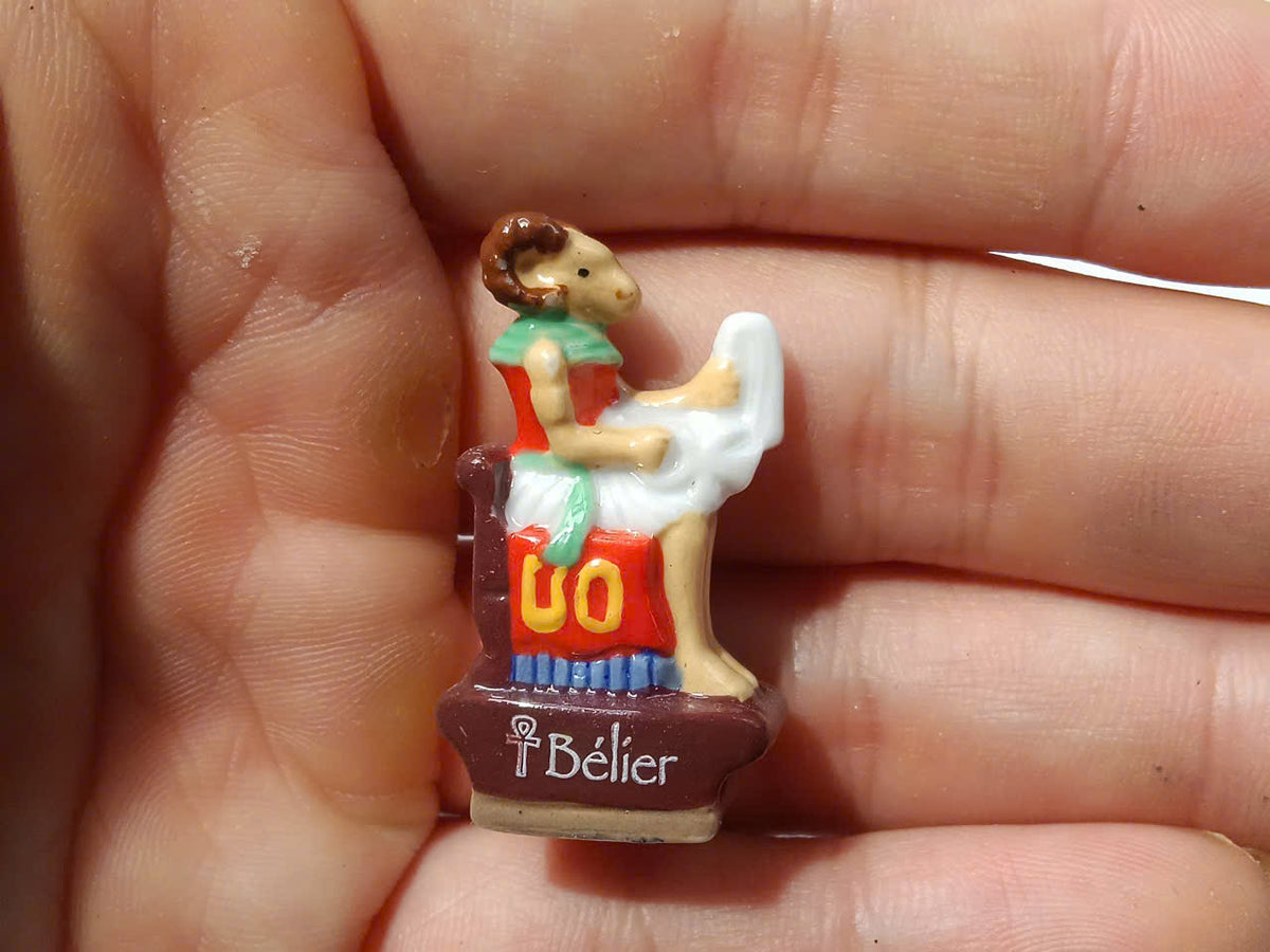 French Fève Egypt Set – Hand-Painted Porcelain Miniatures (10 Pieces)