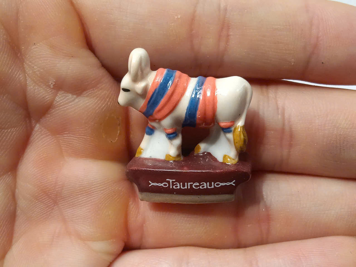 French Fève Egypt Set – Hand-Painted Porcelain Miniatures (10 Pieces)