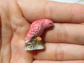 French Parrot Fève Set – Hand-Painted Porcelain Miniatures (5 Pieces)