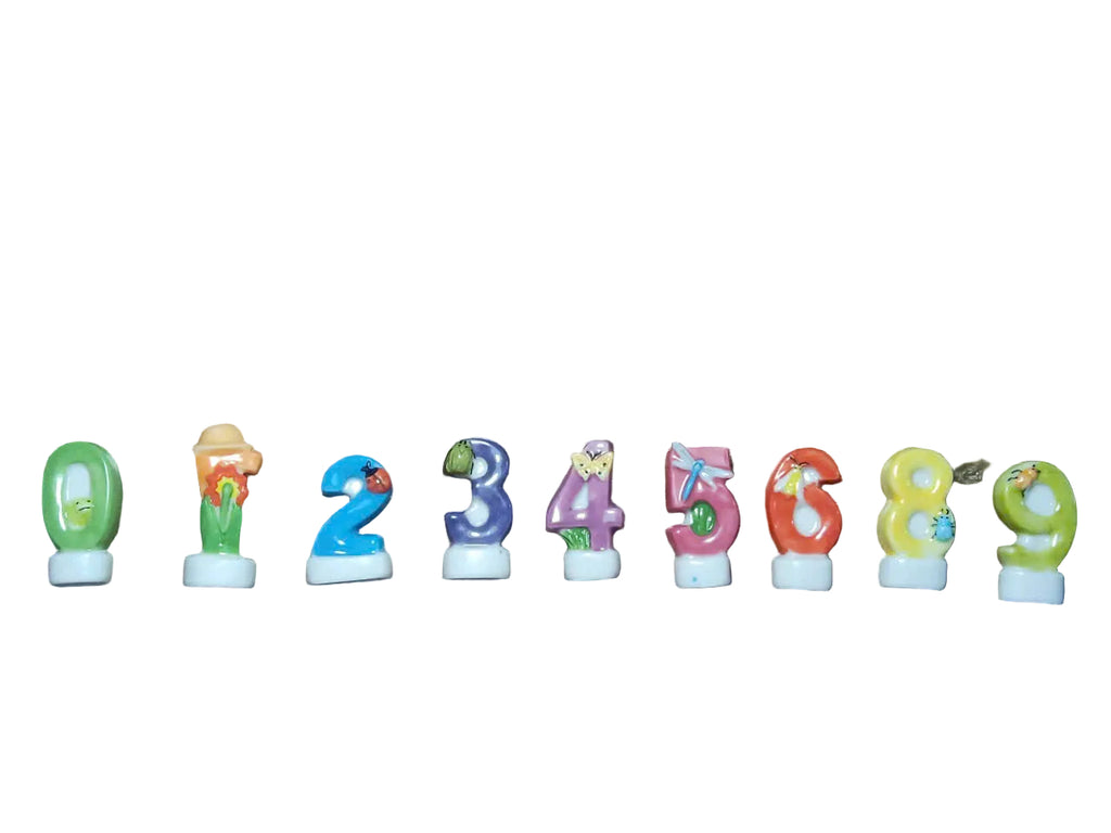 Number Bugs Porcelain Fève – Single Piece | Hand-Painted Insect Numbers Collectible Figurine