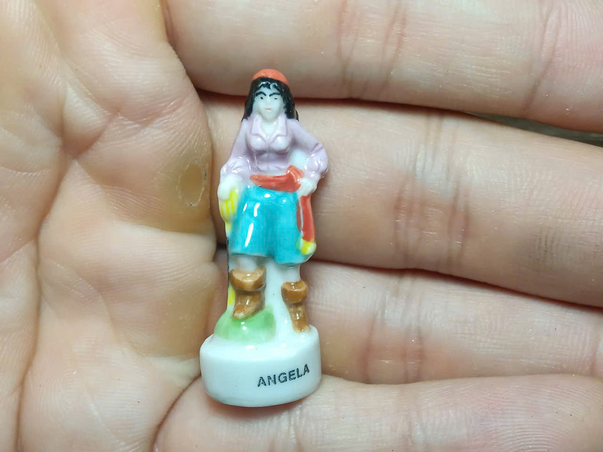 Royal Court & Carnival Porcelain Fève – Single Piece | Hand-Painted French Royalty Figurine