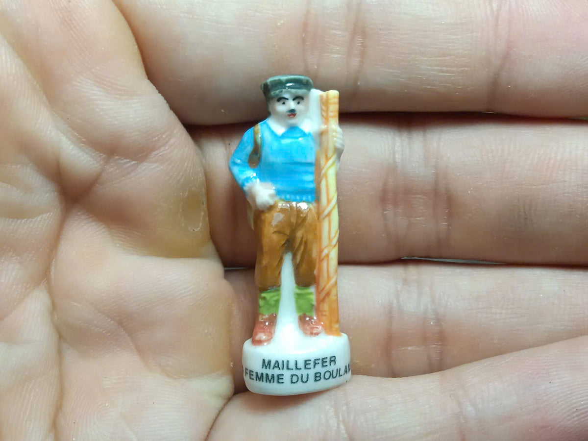 Legendary Heroes & Historical Figures Porcelain Fève – Single Piece | Hand-Painted Collectible Figurine