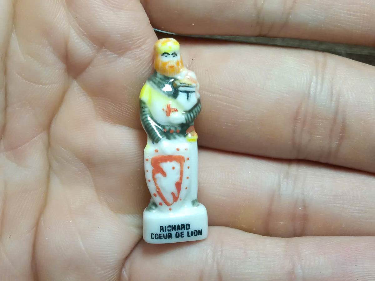 Legendary Heroes & Historical Figures Porcelain Fève – Single Piece | Hand-Painted Collectible Figurine