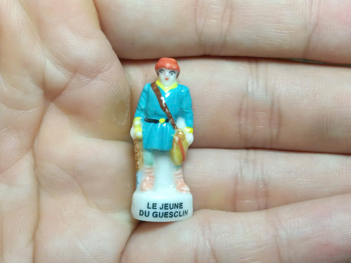 Legendary Heroes & Historical Figures Porcelain Fève – Single Piece | Hand-Painted Collectible Figurine