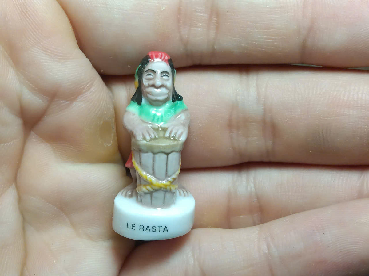 Legendary Heroes & Historical Figures Porcelain Fève – Single Piece | Hand-Painted Collectible Figurine