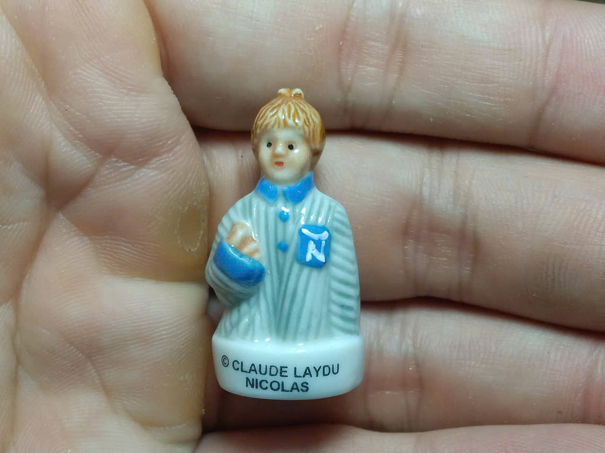 Legendary Heroes & Historical Figures Porcelain Fève – Single Piece | Hand-Painted Collectible Figurine