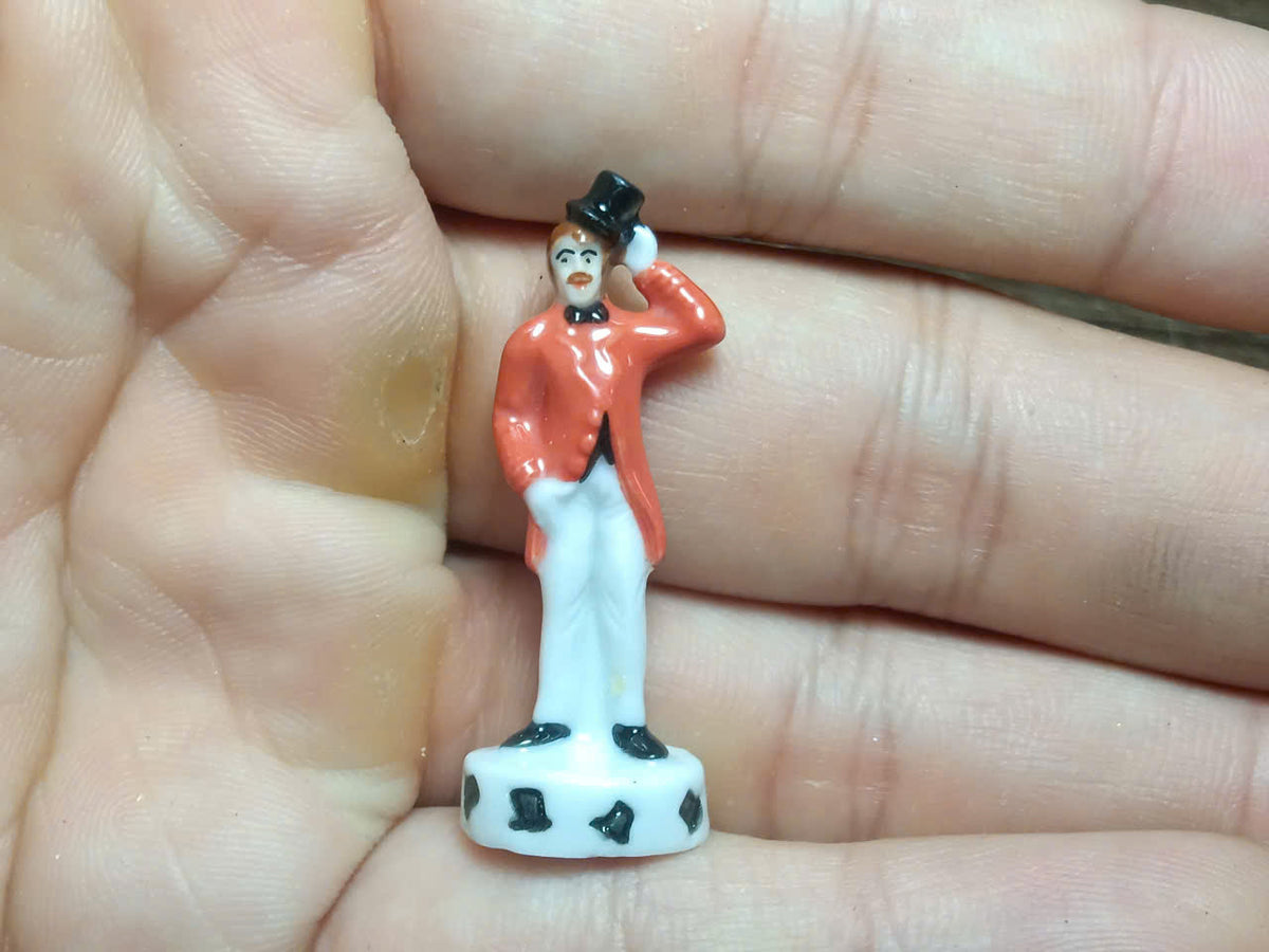 Legendary Heroes & Historical Figures Porcelain Fève – Single Piece | Hand-Painted Collectible Figurine