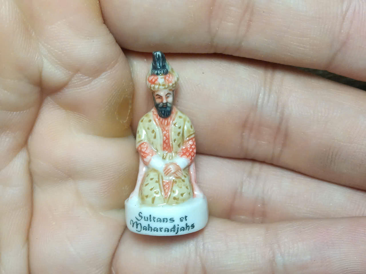 Oriental & Exotic Porcelain Fève – Single Piece | Hand-Painted Collectible Figurine