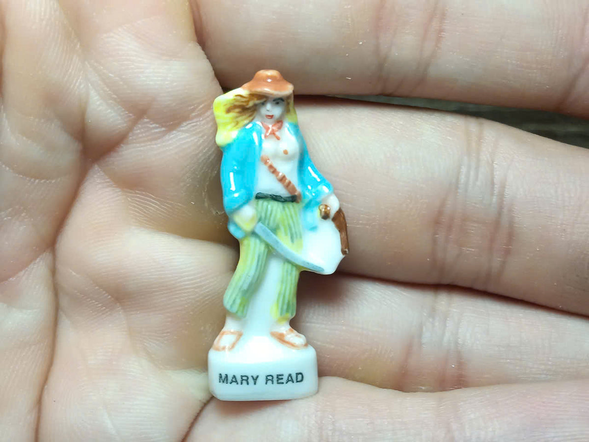 Iconic Women & French Heritage Porcelain Fève – Single Piece | Hand-Painted Collectible Figurine