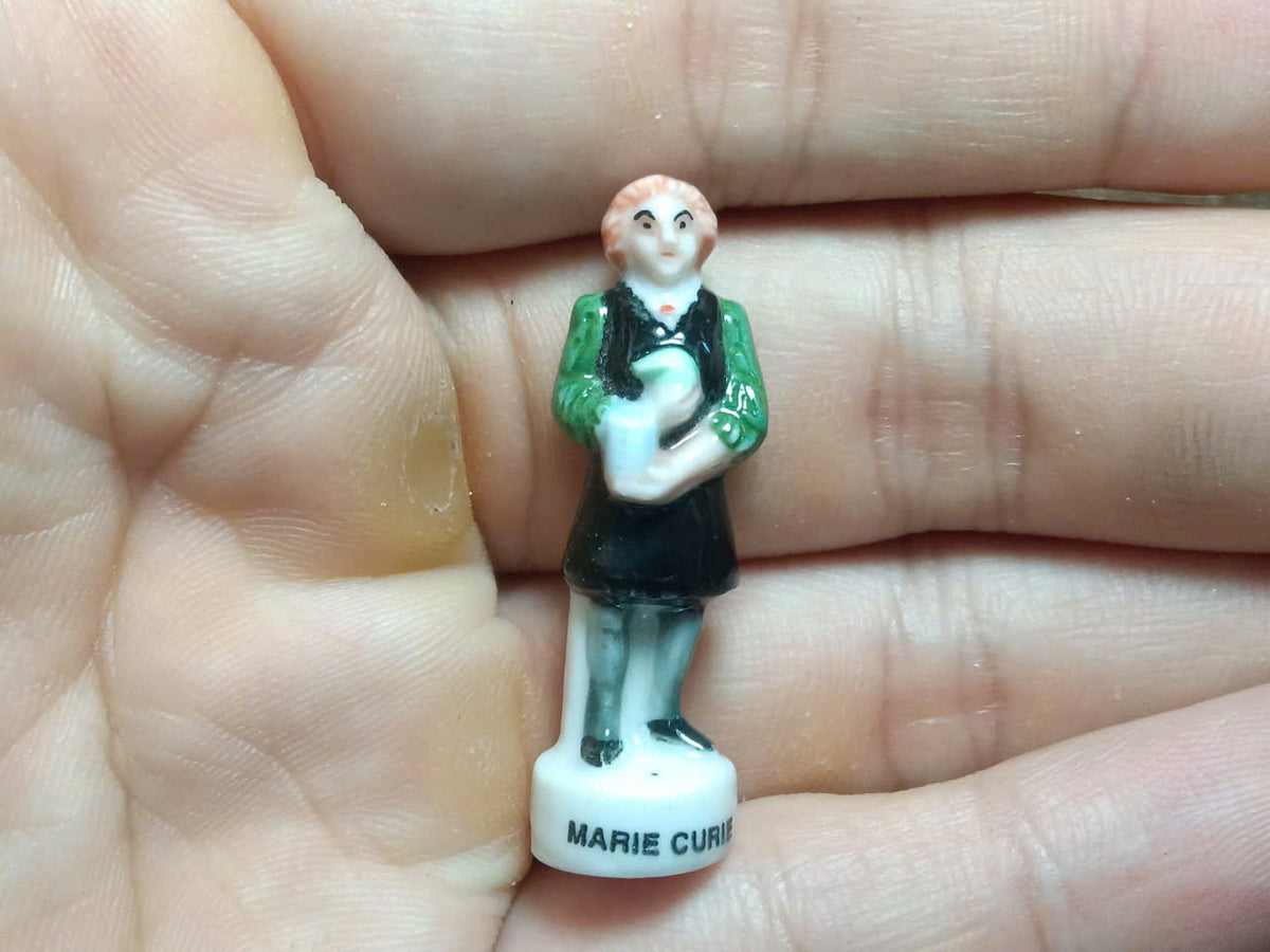 Iconic Women & French Heritage Porcelain Fève – Single Piece | Hand-Painted Collectible Figurine