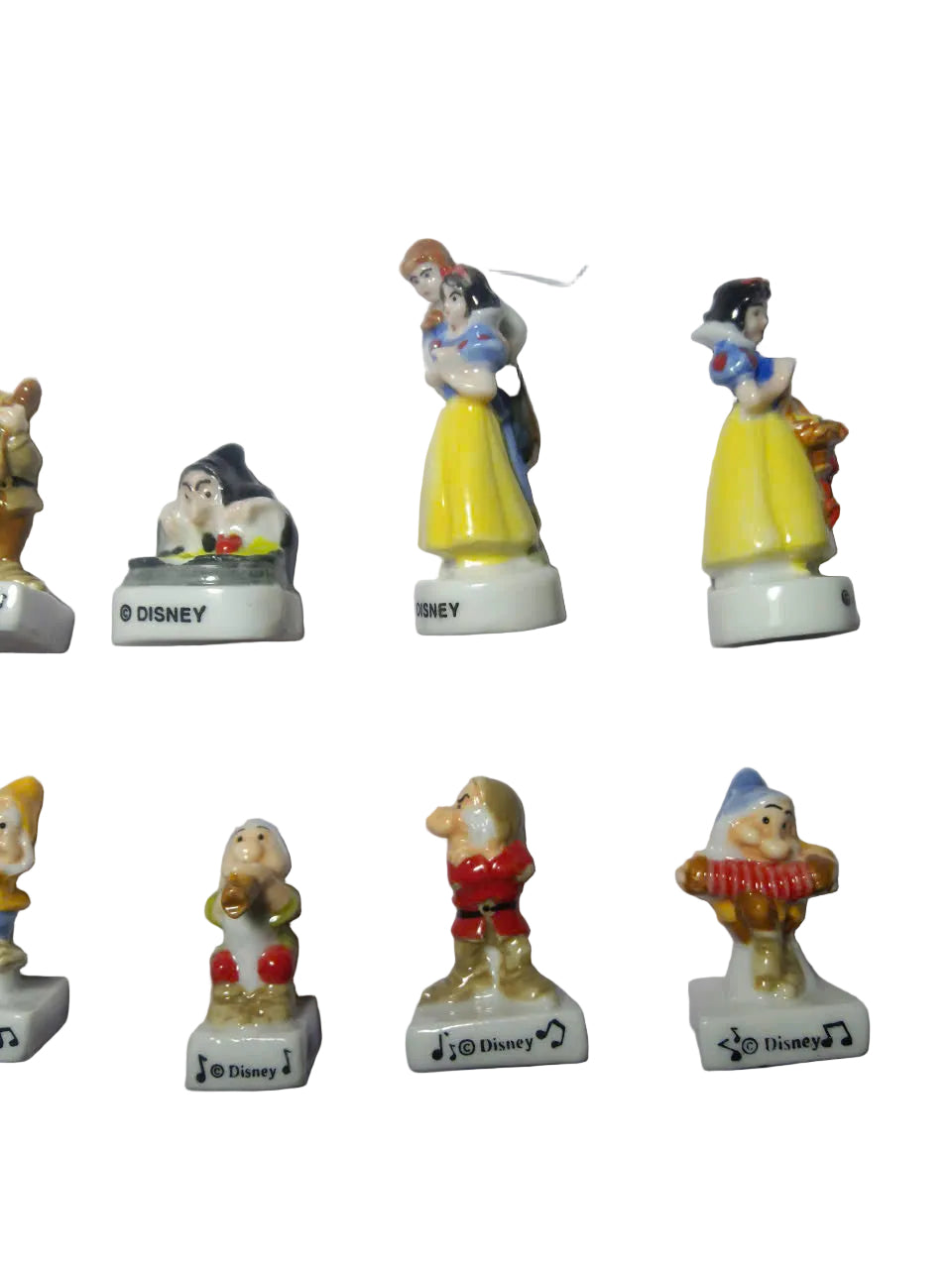 Seven Dwarfs feve miniatures close-up