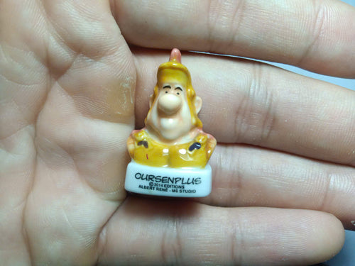 French Astérix & Friends Fève Set – Hand-Painted Porcelain Bust Miniatures (12 Pieces)