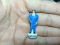 French DC Comics Superman & Friends Fève Set – Hand-Painted Porcelain Miniatures (8 Pieces)