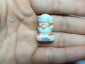 French Furby Beach Fève Set – Hand-Painted Porcelain Miniatures (6 Pieces)