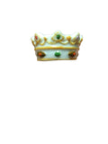 French Porcelain Crown Fève – Wearable Ring