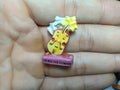 French Les Musiciens Feve Set - Hand-Painted Porcelain Musician Miniatures (8 Pieces)