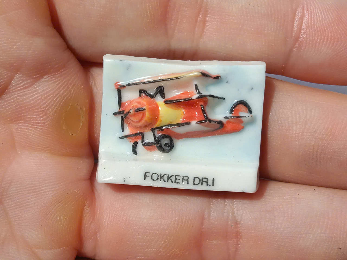 French Historic Aircraft Fève Set – Hand-Painted Porcelain Miniatures (3 Pieces)