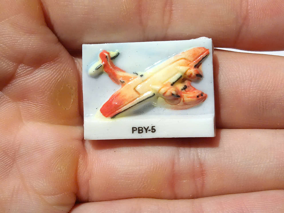 French Historic Aircraft Fève Set – Hand-Painted Porcelain Miniatures (3 Pieces)