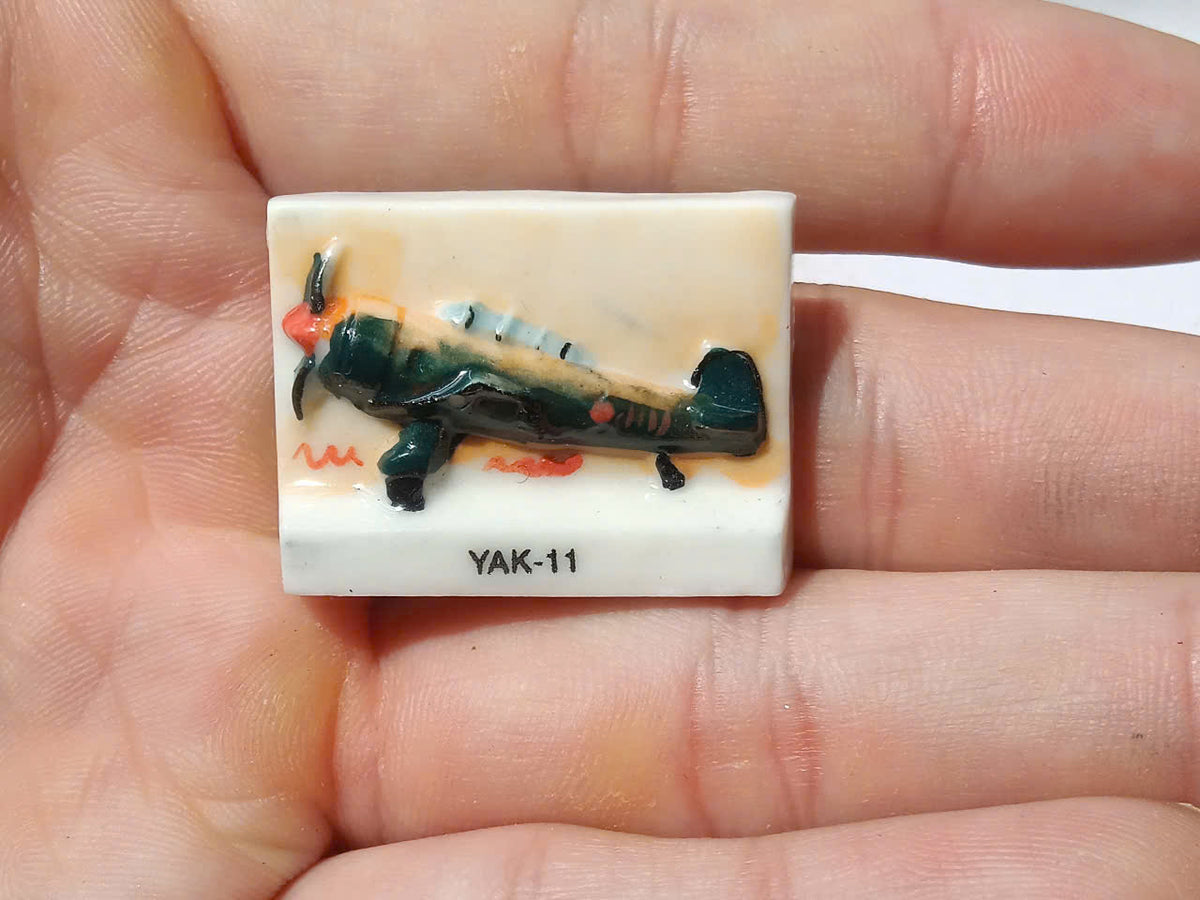 French Historic Aircraft Fève Set – Hand-Painted Porcelain Miniatures (3 Pieces)