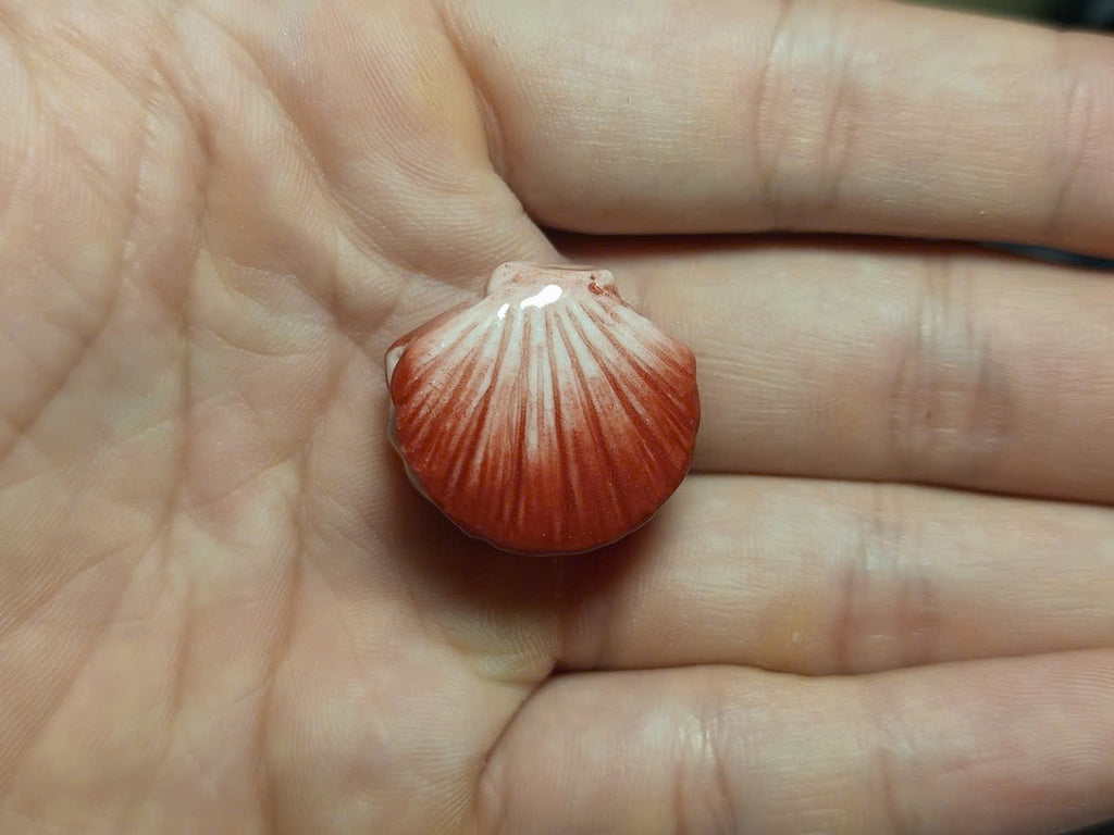 Seashell with Pearl Fève Miniature
