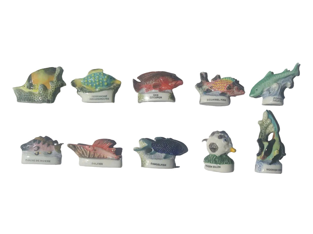 French Fish & Sea Life Fève Miniature – Choose One