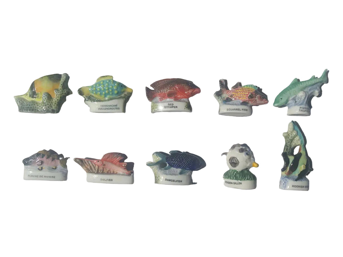 French Fish & Sea Life Fève Miniature – Choose One