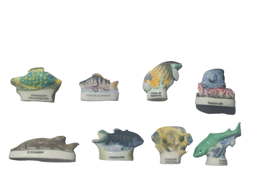 French Fish Fèves – 8 Marine Miniatures, Choose One