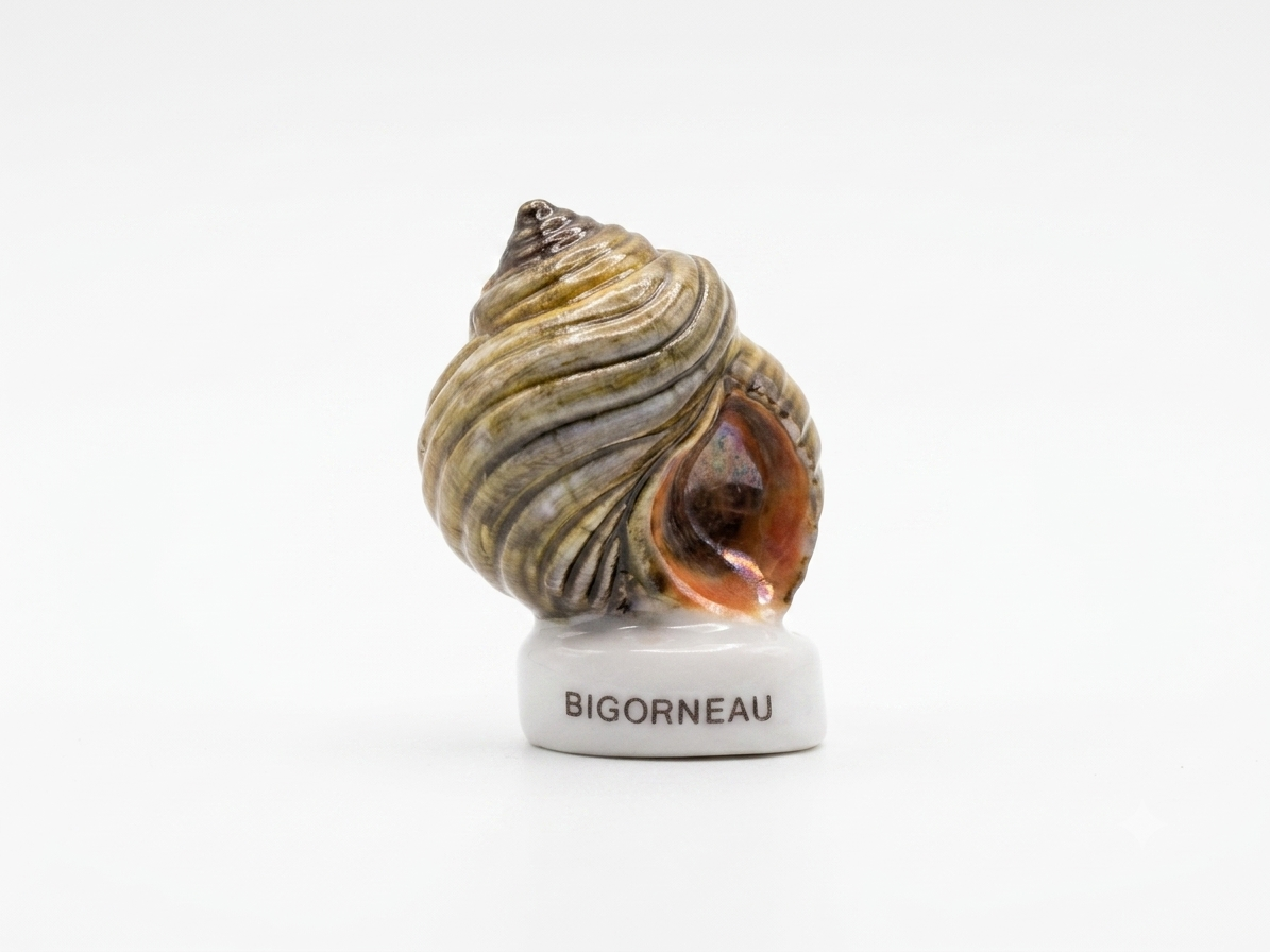 French Fève Miniature Porcelain Figurine – Individual Collectible Bugs Bunny, Domestic Goat, Grand Loris & Bigorneau Sea Snail King Cake Charm