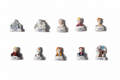 Disney Frozen La Reine des Neiges Vintage Porcelain Feves - Collectible Ceramic Figurines