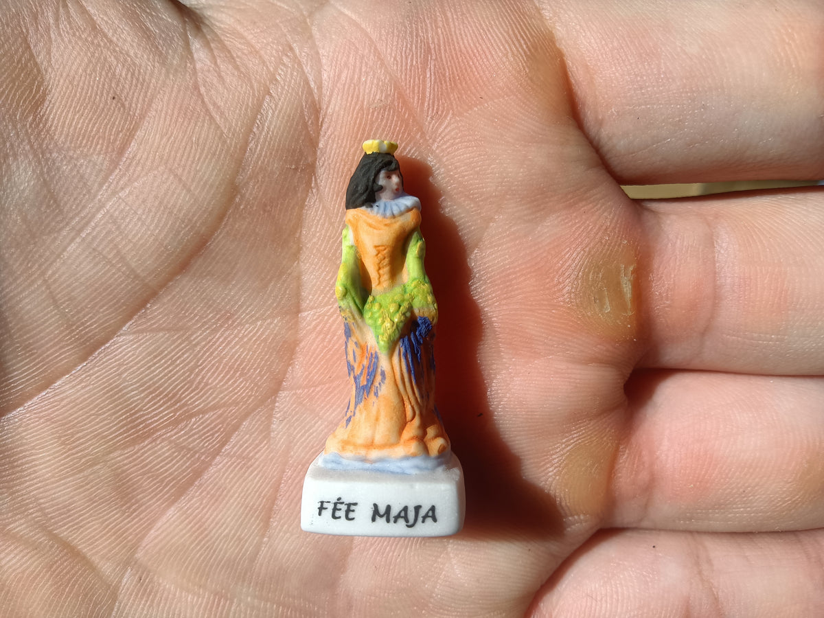 Vintage French Porcelain Fèves - Fairy Series Miniature Figurines (Epiphany Cake Charms)